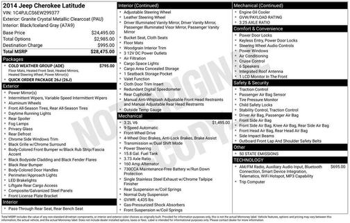 2014 Jeep Cherokee Latitude