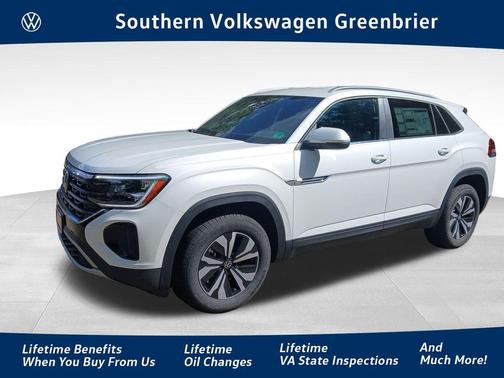 Opal White Pearl 2026 Volkswagen Atlas Cross Sport 2.0T SE