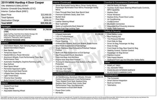 2019 MINI Hardtop Cooper
