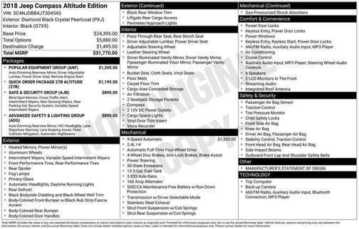 2018 Jeep Compass Altitude