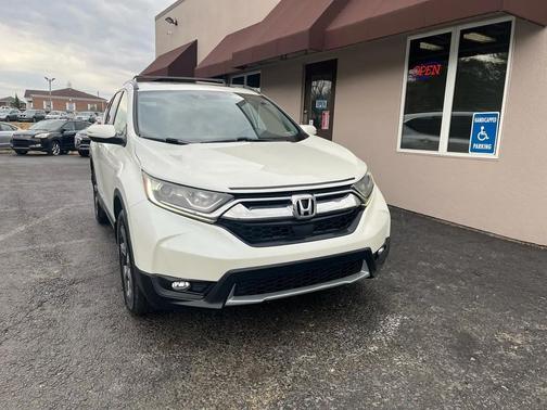 Pearl White 2017 Honda CR-V EX-L