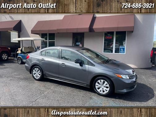 Gray 2012 Honda Civic LX