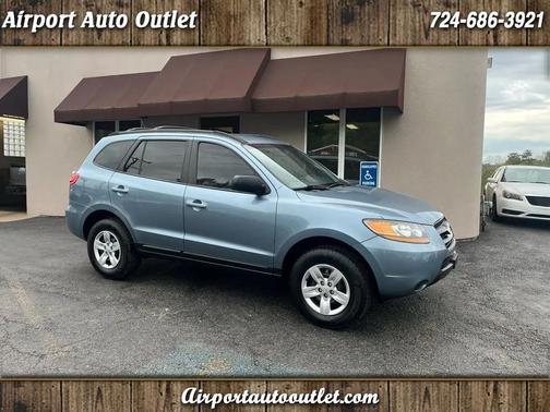 Blue 2009 Hyundai SANTA FE GLS