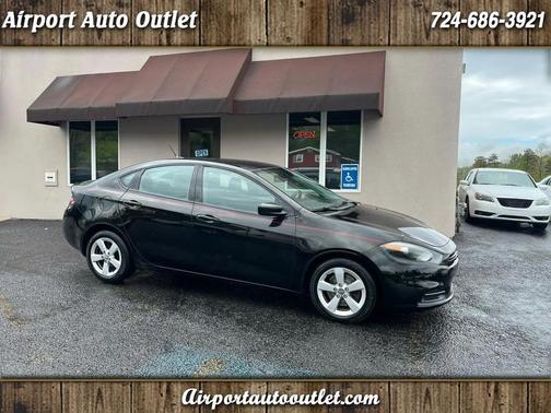 Black 2016 Dodge Dart SXT