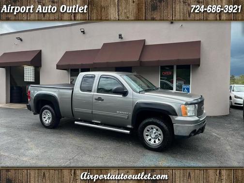 Gray 2009 GMC Sierra 1500 SLE1 Extended Cab