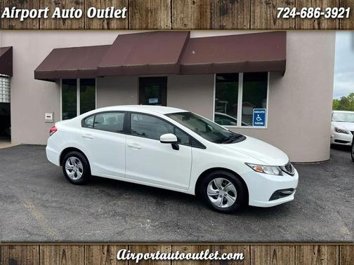Taffeta White 2015 Honda Civic LX