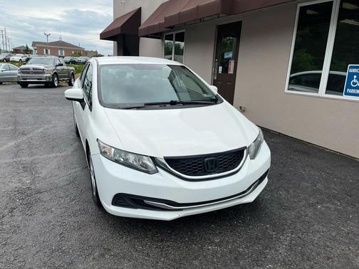 Taffeta White 2015 Honda Civic LX