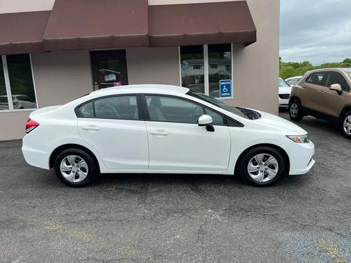 Taffeta White 2015 Honda Civic LX