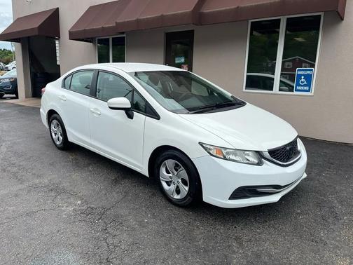 Taffeta White 2015 Honda Civic LX