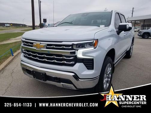 Polar White 2026 Chevrolet Silverado 1500 LTZ
