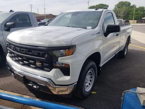 Summit White 2026 Chevrolet Silverado 1500 WT