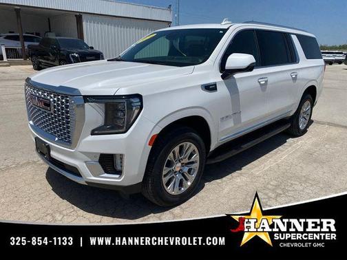 White Frost Tri-Coat 2024 GMC Yukon XL Denali