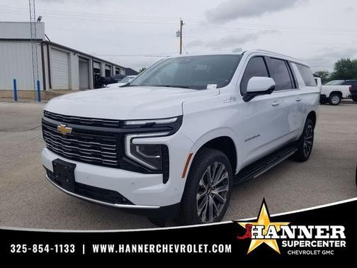 Polar White 2026 Chevrolet Suburban High Country
