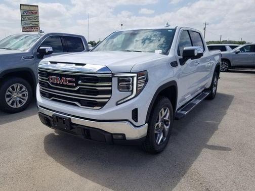 Glacier White 2026 GMC Sierra 1500 SLT