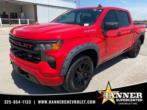 Red 2022 Chevrolet Silverado 1500 Custom