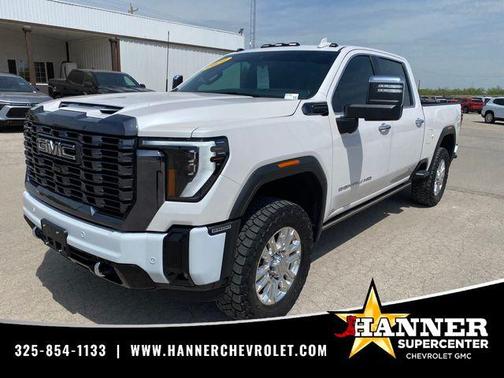 White Frost Tri-Coat 2024 GMC Sierra 2500 Denali Ultimate