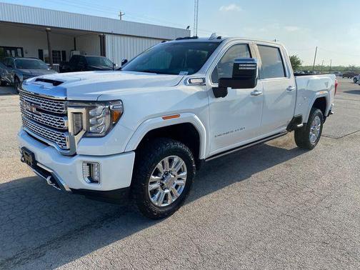 White Frost Tri-Coat 2021 GMC Sierra 2500 Denali