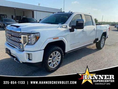 White Frost Tri-Coat 2021 GMC Sierra 2500 Denali