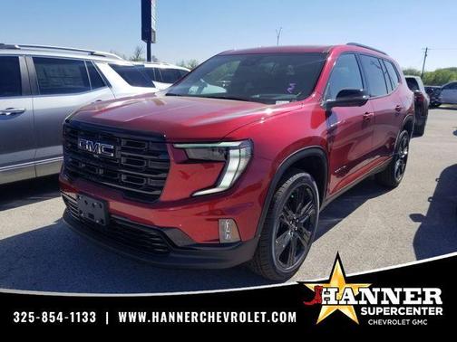 Volcanic Red 2026 GMC Acadia Elevation