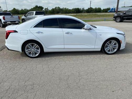 Summit White 2024 Cadillac CT4 Premium Luxury