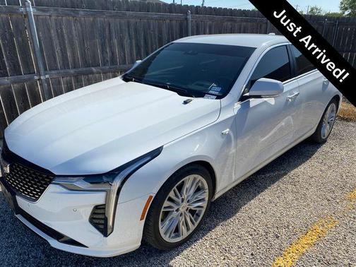 Summit White 2024 Cadillac CT4 Premium Luxury