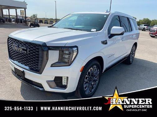 White Frost Tri-Coat 2023 GMC Yukon Denali Ultimate