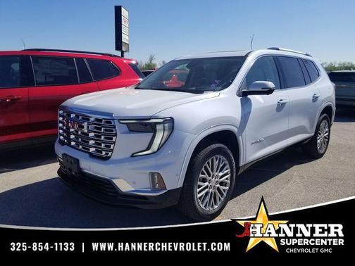 Glacier White 2026 GMC Acadia Denali