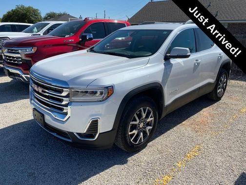 White Frost Tri-Coat 2023 GMC Acadia SLT