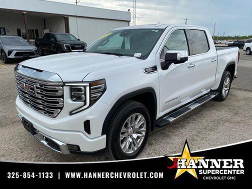 White Frost Tri-Coat 2024 GMC Sierra 1500 Denali