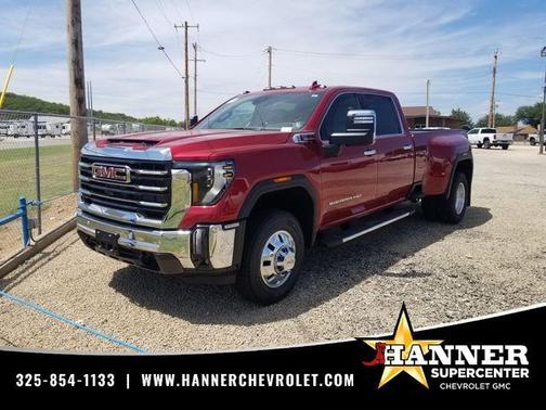 Volcanic Red 2026 GMC Sierra 3500 SLT