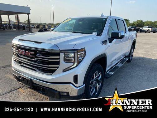 White Frost Tri-Coat 2024 GMC Sierra 1500 SLT