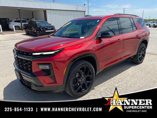 Radiant Red 2024 Chevrolet Traverse RS