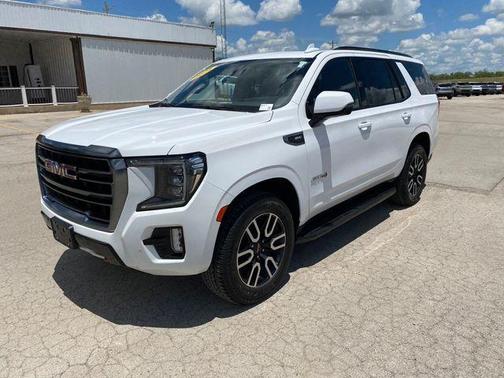 Summit White 2021 GMC Yukon AT4