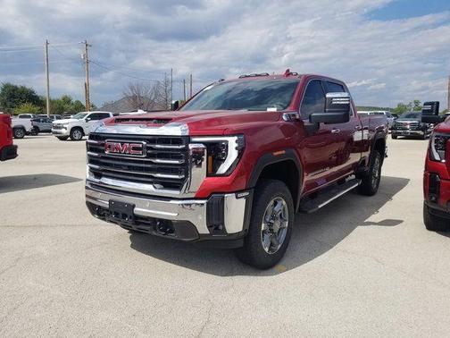 Volcanic Red 2025 GMC Sierra 2500 SLT Truck
