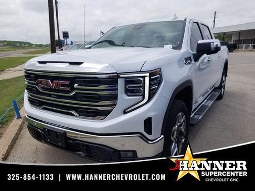 Glacier White 2026 GMC Sierra 1500 SLT