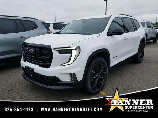 Summit White 2026 GMC Acadia Elevation