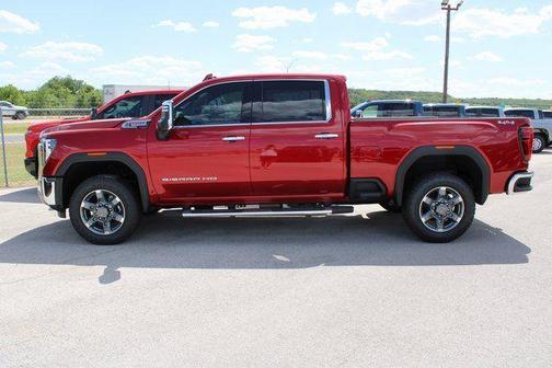 Volcanic Red 2025 GMC Sierra 2500 SLT