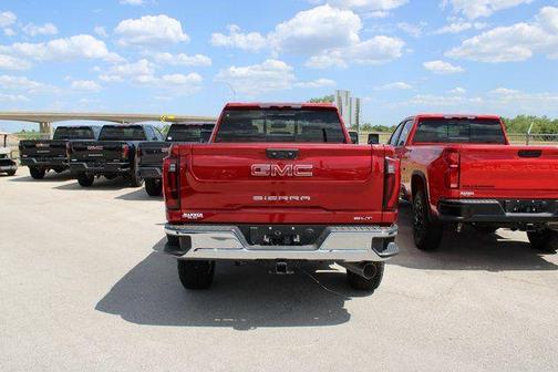 Volcanic Red 2025 GMC Sierra 2500 SLT