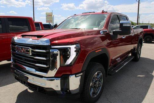 Volcanic Red 2025 GMC Sierra 2500 SLT