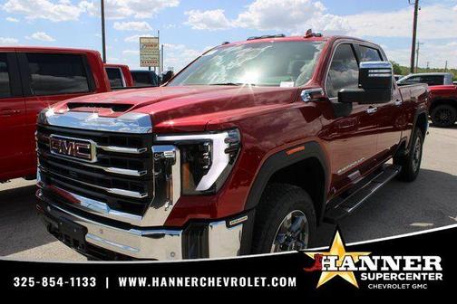 Volcanic Red 2025 GMC Sierra 2500 SLT