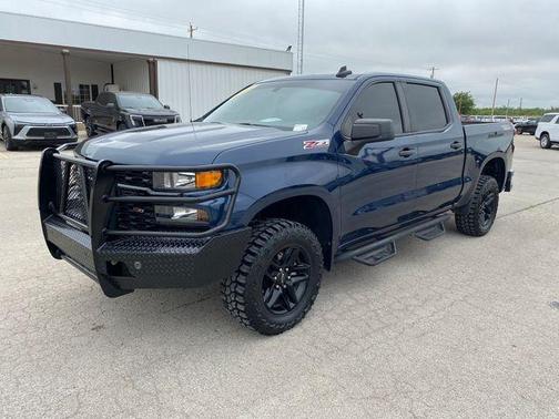 Northsky Blue Metallic 2021 Chevrolet Silverado 1500 Custom Trail Boss
