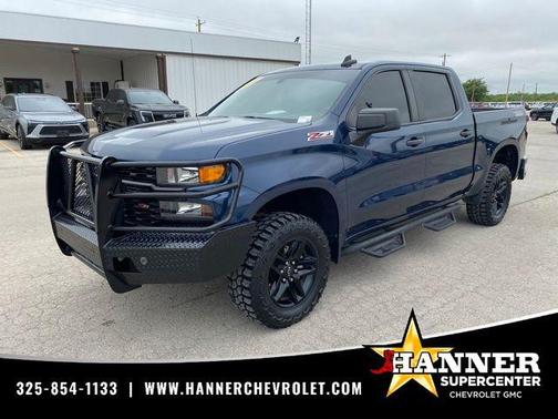 Northsky Blue Metallic 2021 Chevrolet Silverado 1500 Custom Trail Boss