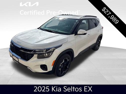 Snow White Pearl 2025 Kia Seltos EX