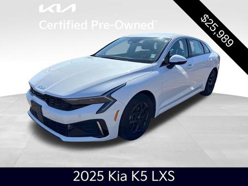 Snow White Pearl 2025 Kia K5 LXS