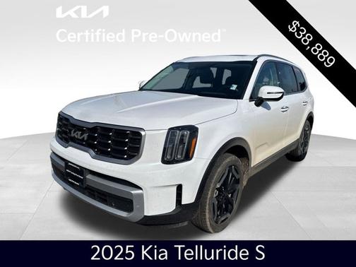 Glacial White Pearl 2025 Kia Telluride S