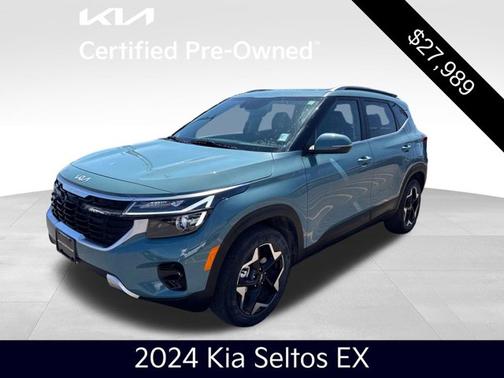Pluton Blue 2024 Kia Seltos EX