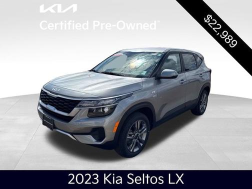 Steel Gray 2023 Kia Seltos LX