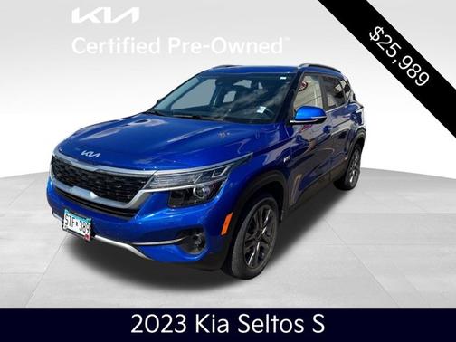 Neptune Blue 2023 Kia Seltos S