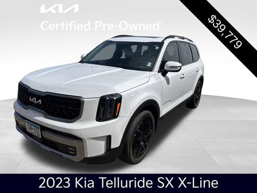 Glacial White Pearl 2023 Kia Telluride SX X-Line