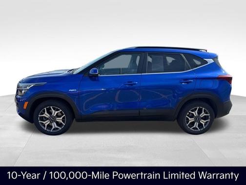 Neptune Blue 2021 Kia Seltos EX